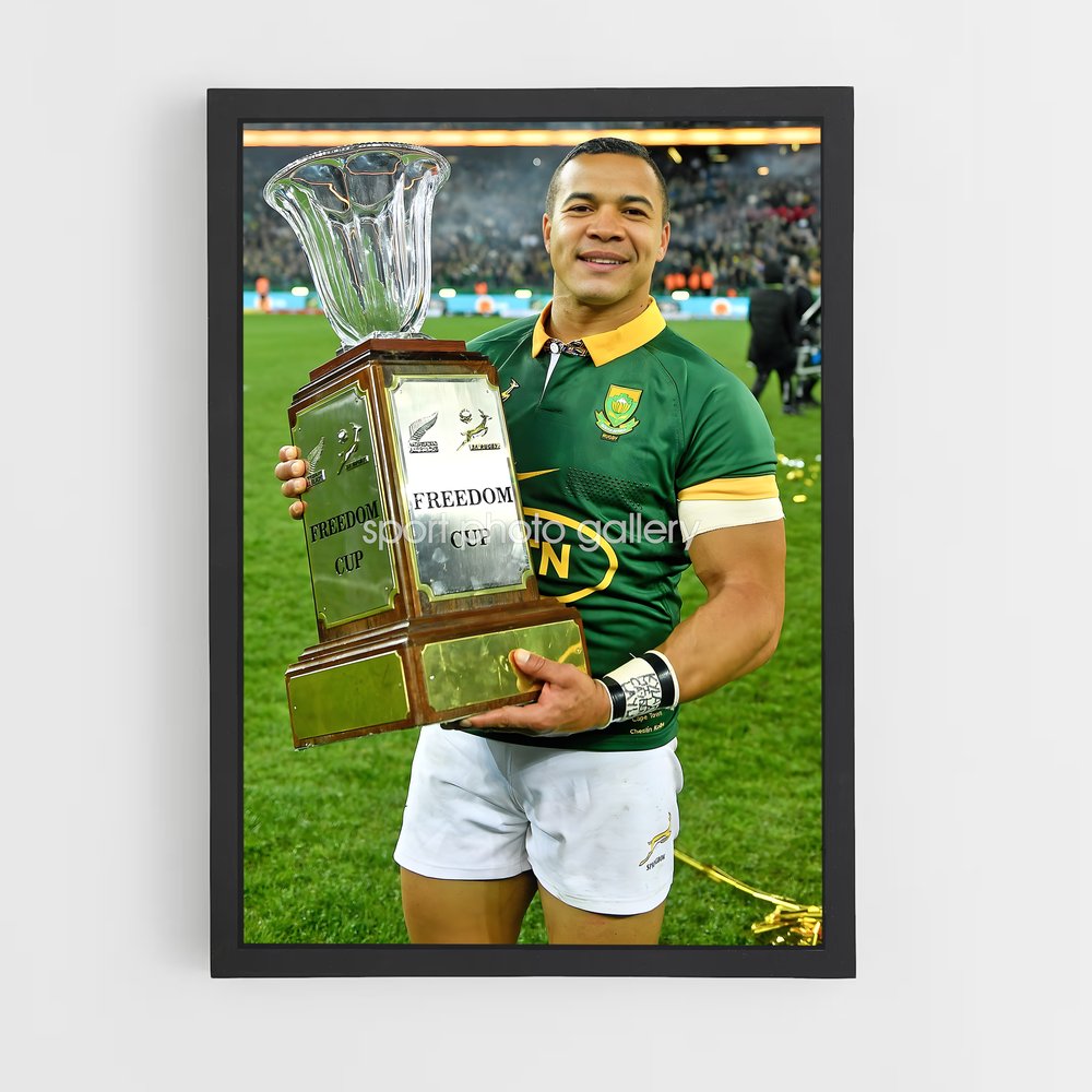 Poster La Victoire de Cheslin – affiche Rugby (vue 2)